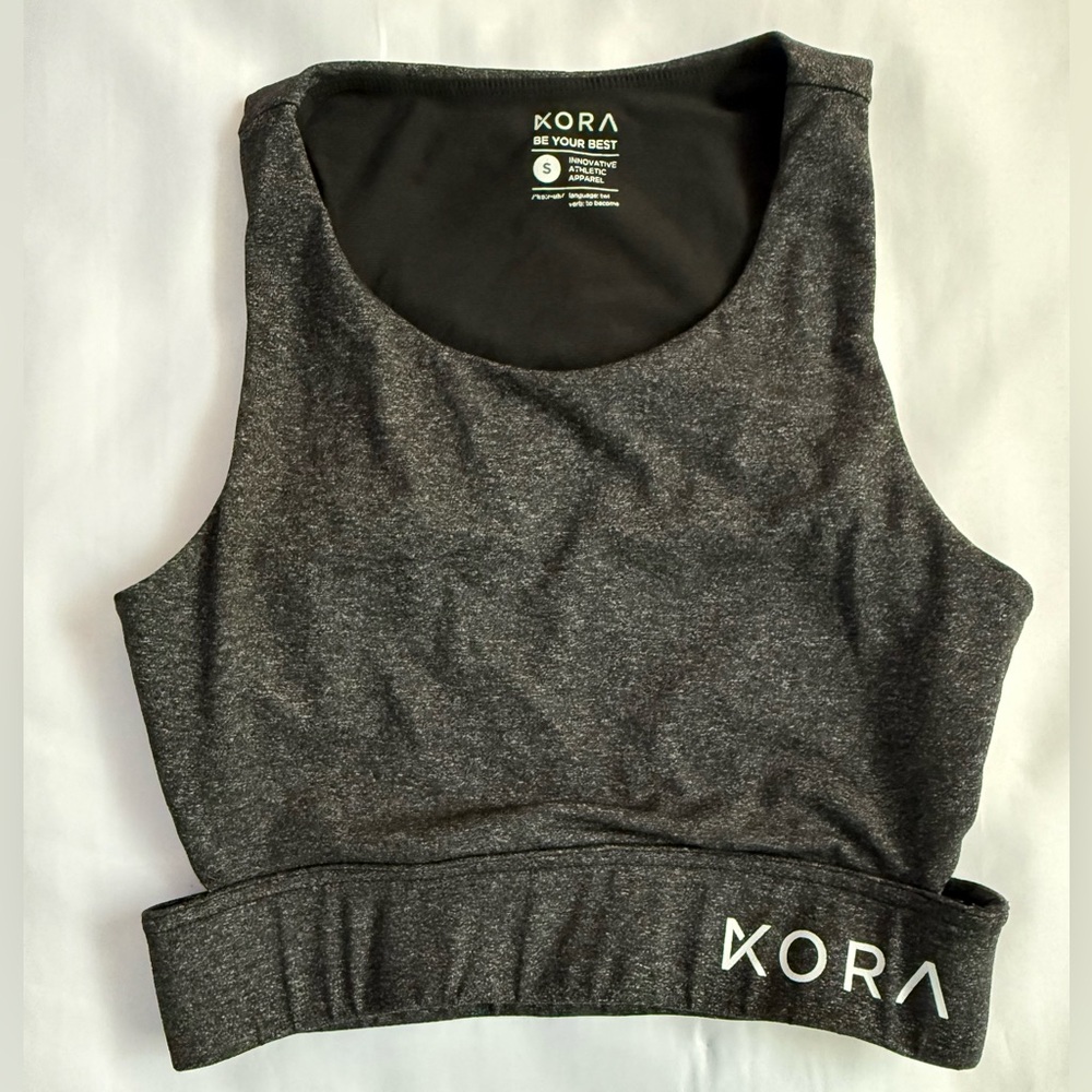 Kora Gray Sports Bra S